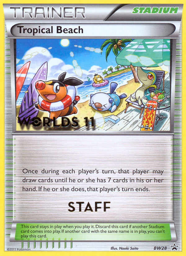 Black & White Staff Promo Tropical Beach #28